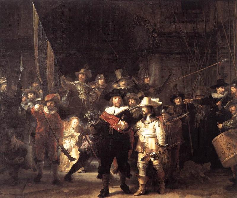 The Nightwatch, REMBRANDT Harmenszoon van Rijn